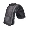 WALDHAUSEN Lammfell Nasenpolster, 18 cm, schwarz, schwarz
