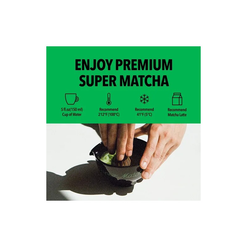 Hit The Tea Matcha Orgánico Ceremonial En Polvo 40 G