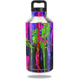 MightySkins Skin Compatible with Ozark Trail Water Bottle 64 oz wrap Cover Sticker Skins Drips