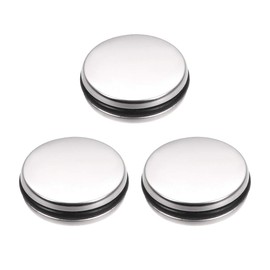uxcell Basin Sink Plug Stopper Stainless Steel 35mm Diameter Drain Stopper 3Pcs
