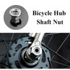 Pack of 10 Bicycle Axle Nuts, M9 Bicycle Wheel Nuts