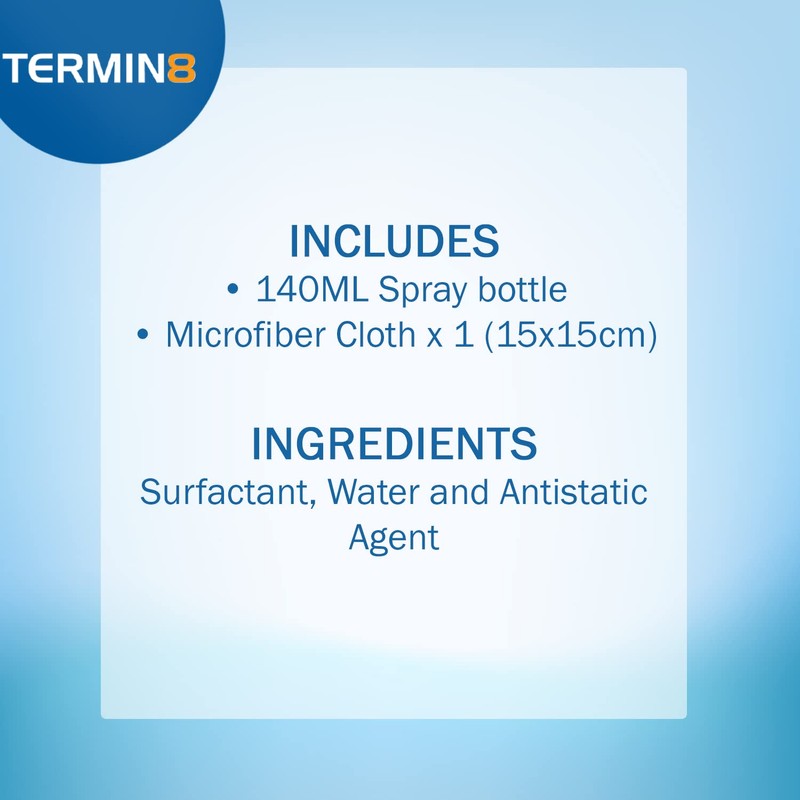 Termin8 Antibacterial All in One Screen Cleaning Kit with Cleaning