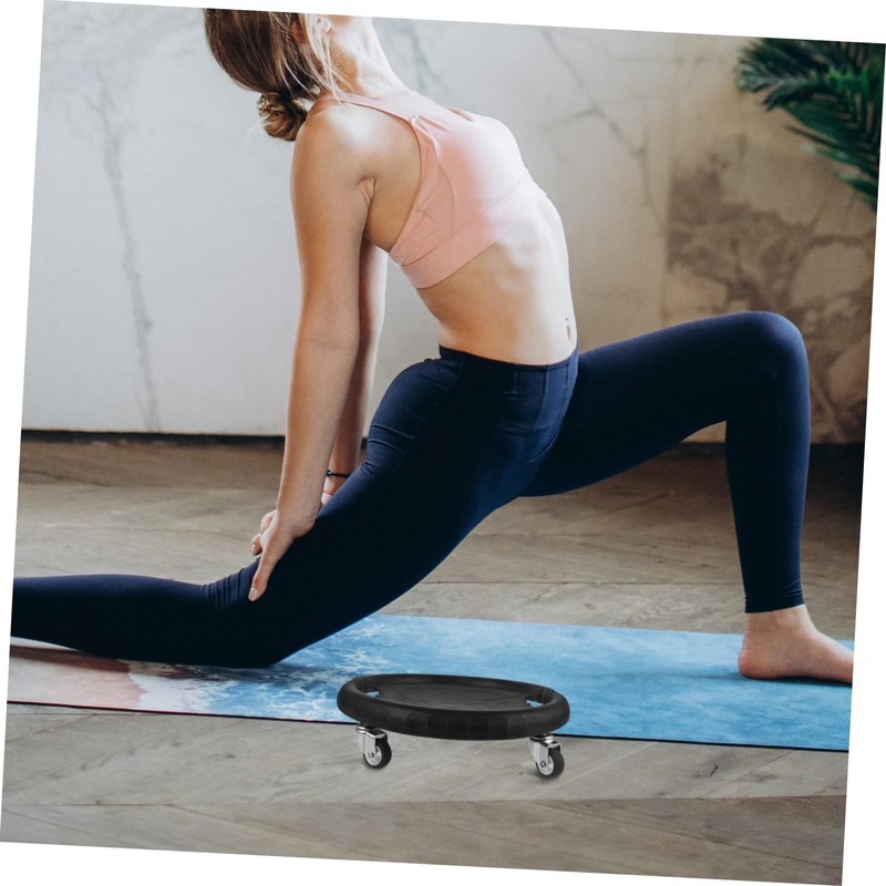 GRIRIW Abdominal Training Sliding Disc with Knee Cushion Quiet Durable