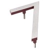 Montague Metal Products MHN-08-7-F-BR2 Floating House Number, 8" x 5.88"
