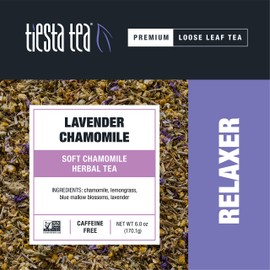 Tiesta Tea -- Soft Lavender Cold Brew Herbal Tea, Lavender Chamomile, 10 Cold Brew Tea Packets, Brews 1 Family-Sized Pitcher Each, All Natural, No Caffeine, Stress-Relief