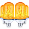 CPPSLEE Upgraded LED Flame Light Bulbs, 4 Modes Flickering Light