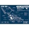 Aquarius 24-1272 Star Trek Enterprise Blueprint Poster, 24 by 36-Inch
