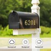 Gold Mailbox Numbers for Outside,2 Inch 3D Mail Box Numbers,Self