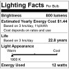 Qualilux Dusk To Dawn Bug Light Bulbs Outdoor, 1900K Amber