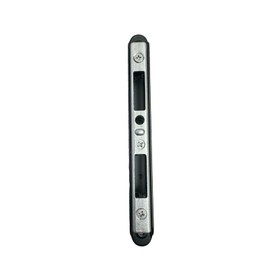 Wynn Hardware Black Two-Point Adjustable Wide Striker Keeper for Sliding Glass Patio Door Two Point Mortise Lock