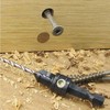 Whimsigulp Countersink Drill Bit Set, 5Pcs Quick Change 1/4" Hex