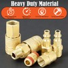1/4" NPT Air Coupler and Plug Kit,48-Piece Industrial Quick Connect