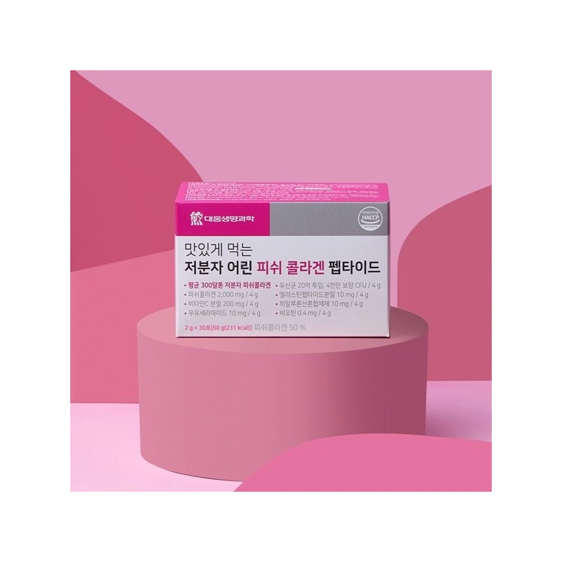Daewoong BioScience 맛있게 먹는 저분자 어린 피쉬 콜라겐 펩타이드 6박스