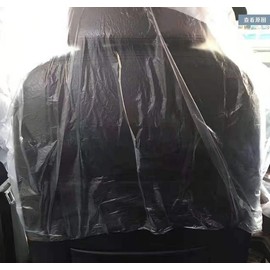 Happiness Store 100 Pcs Vinyl Seat Covers Disposable Seat Covers Cure Seat Covers Front Cover for Car Driver Passenger Seat Covers