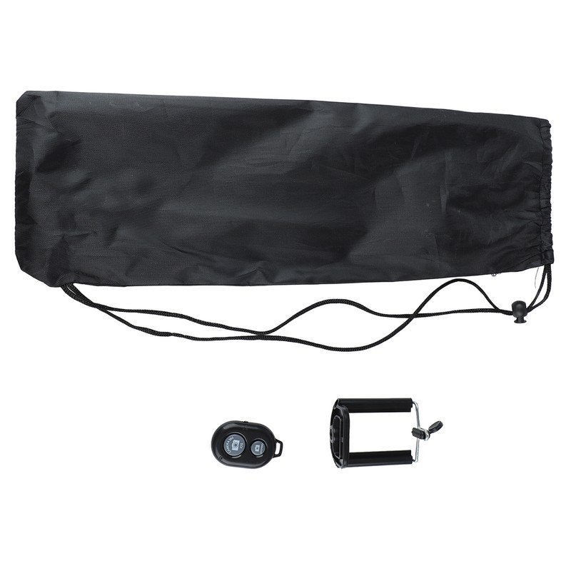 Camera Tripod with Mobile Phone Holder Portable Extendable Travel Camera