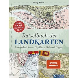 Rätselbuch der Landkarten: Rätselspaß mit Karten, City-Plänen, Skylines & Flaggen. Das perfekte Geschenk für Landkarten-Fans und Geographie-Liebhaber (Logikrätsel)