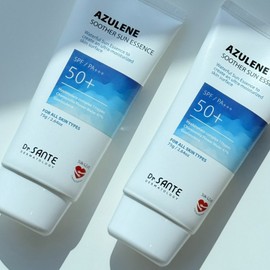 Doctor Sante Sante Azulene Soother Sun Essence Duo Set 75ml+75ml Moisture Sun Cream / 상떼 아줄렌 수더 선 에센스 듀오세트 75ml+75ml 수분 선크림