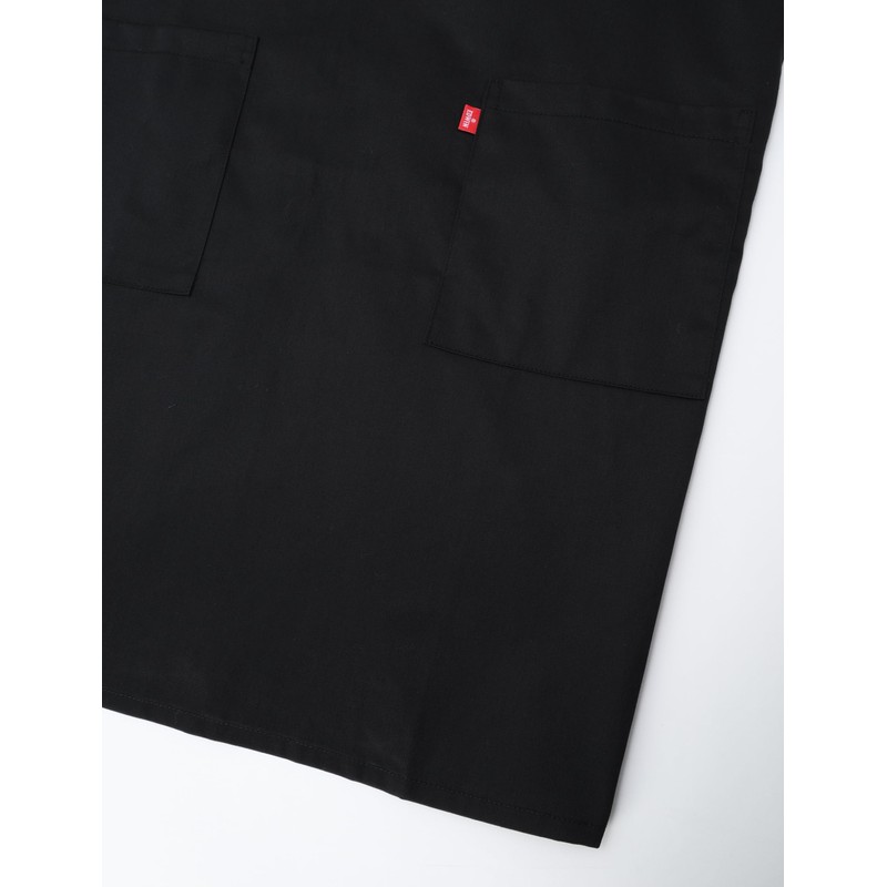 Edwin Apron, Adjustable Back Button, Plain, H-Shaped, Double Sided Pockets,