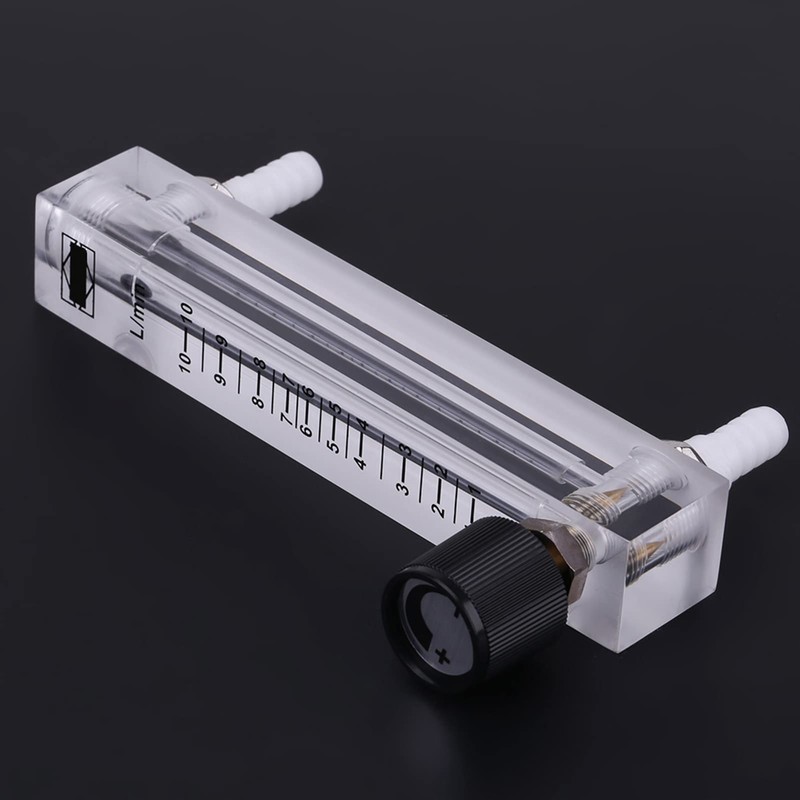 7 Oxygen Meter, 1-10 LPM Oxygen Air Gas Flowmeter with