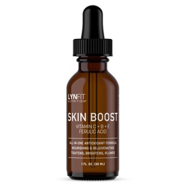 LynFit Nutrition Skin Tightening, Brightening Boost w/Vitamin C+B+E Ferulic Acid Antioxidant Health Serum