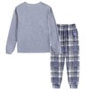 Tshyfiper Kids Pajamas Boys Long Sleeve Plaid Pjs Set Tween