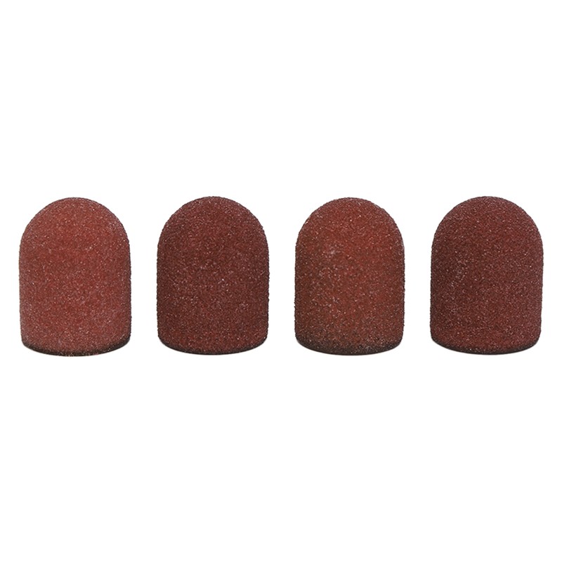 120# Grit Nail Art Sanding Caps Manicure Polishing Grinding Bands