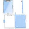 Clipboard with Storage,Heavy Duty Clip Boards 8.5x11 with 2 Storage