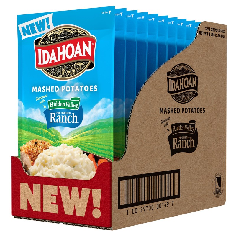 Idahoan® Mashed Potatoes seasoned with Hidden Valley® Original Ranch®, 4