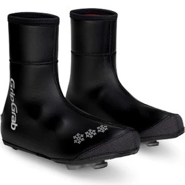 GripGrab Arctic Waterproof Deep Winter Road Cycling Shoe Covers Fleece Lined Thermal Road Cycling Overshoes Winter Warm