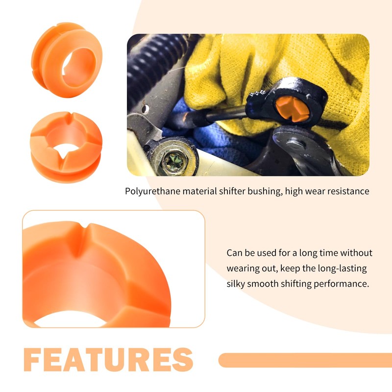 2PCS Transmission Shift Cable Bushing Repair Kit OEM#134193,Shifter Bushing Kit