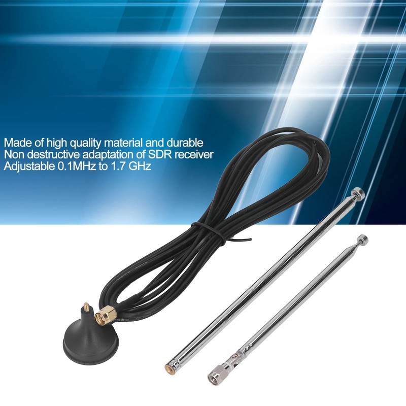 Receiver Supporting Antenna 0.1MHz to 1.7GHz TCXO SDR Receiver Antenna