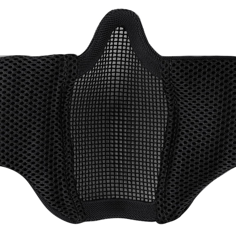 AOUTACC Half Face Airsoft Mesh Mask and Cap Set, Tactical