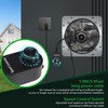 Aibabcue Shutter Exhaust Fan, 14 inch Wall Mount Attic Fans