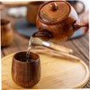 Ciieeo Heat Resistant Wooden Teapot for Home Use Ergonomic Design