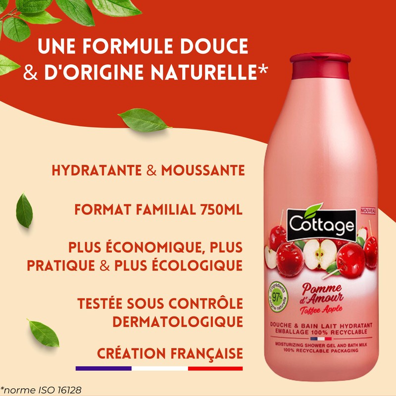 HIDRATANTE Gel de Ducha Cremoso #Manzana Caramelizada 750 ml