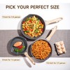 JEETEE 9.5 Inch Nonstick Frying Pan, Stone Coating Cookware, Nonstick
