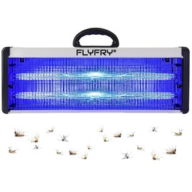 FLYFRY Extra Large Bug Zapper 40w Indoor, Electric Insect Fly Insect Killer Mosquito Pest Lamp Electrocutor for Mosquitoes Flies Insects Bugs Gnats Moths Wasps Hornets 40 watts 4000v Portable Trap