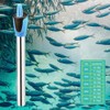 BPS BPS-6087 300W Stainless Steel Underwater Aquarium Heater with 2