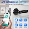 VBUFKRIT Fingerprint Door Lock- biometric Smart Door knob- passcode keypad