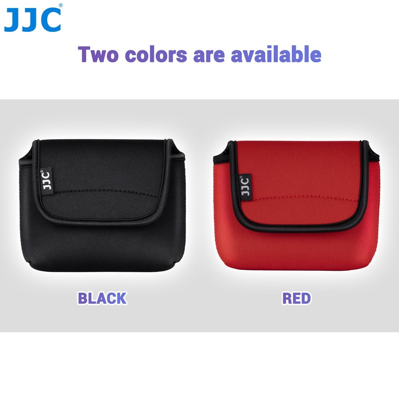 JJC Neoprene Compact Camera Pouch Bag with Velcro Closure for