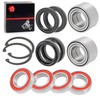 Front & Rear Wheel Bearing Seal + CIRCLIP Kit For