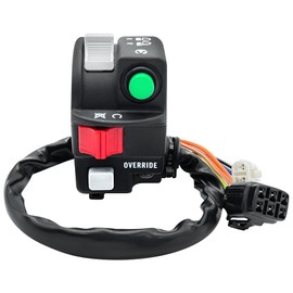Mabutingti Linker Lenker Schalter Start Kill Stopp Scheinwerfer Override für Suzuki KingQuad 500 750 LT-A500 LT-A750 2019-2020 Lichtschalter