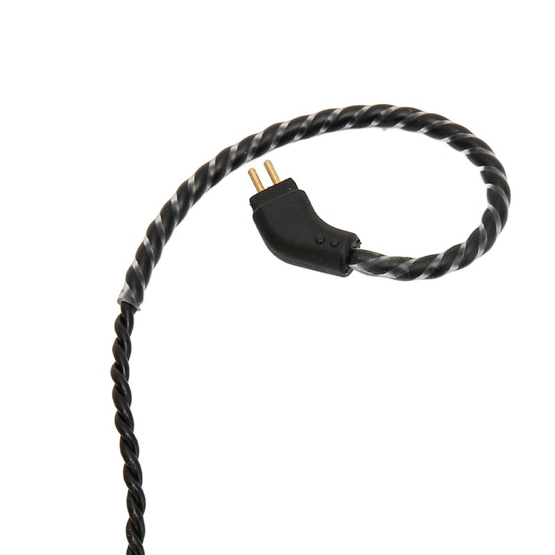 Earbuds Upgrade Cable 0.78mm 2 Pin 3.5mm Elbow Plug Pluggable