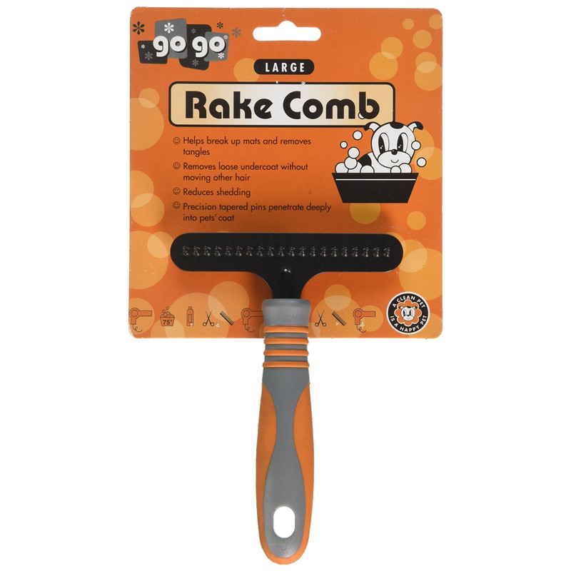 GoGo Pet Products Undercoat Rake Pet Grooming Comb