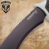 Bushmaster Kukri Machete Knife with Nylon Sheath | Sawback Blade