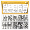 150 Pieces M6 Machine Screws Nuts Washers Set, Sutemribor M6