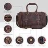 Weekender Bag For Travel (Brown Crazy Horse)