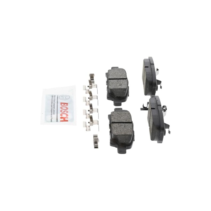 Bosch Balatas Ceramicas Traseras BE1037H, Negro
