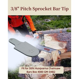 eosorssa 3/8" Pitch Sprocket Bar Tip Fit for Stihl Husqvarna Chainsaw Bars Box 4080 GM-D4B2 Replace 3003-650-2551 30036502551