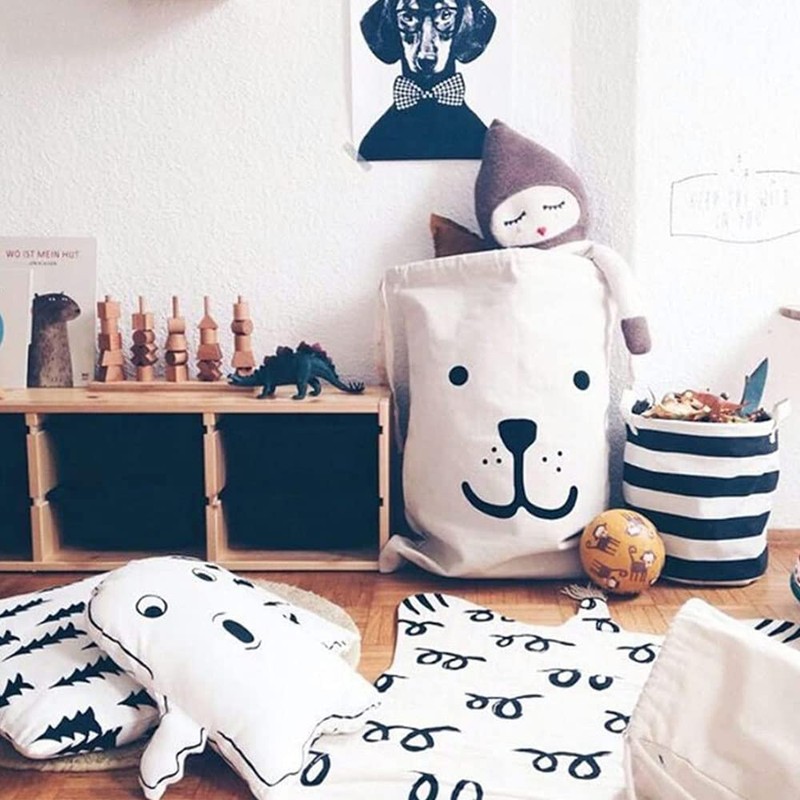 moin moin dog face drawstring 68 x 48 cm /